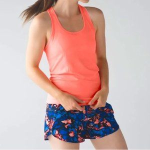 Lululemon Tracker Short IV Paint Storm Harbor Blue sz6